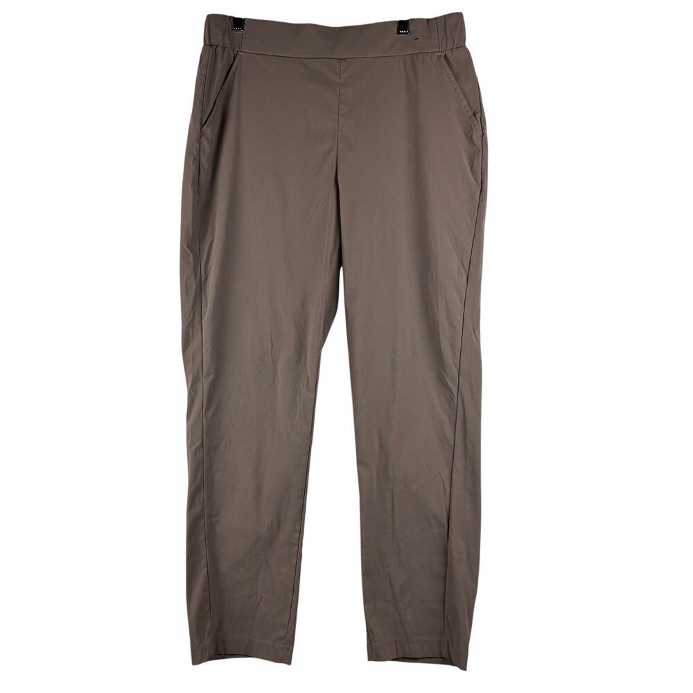 Modern Ambition Pull On Pants Women’s Large Taupe Athleisure Minimalist Gorpcore